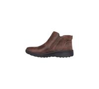 Skechers Lovely Vibe Fall in Bloom- Botines para mujer, Micropiel chocolate, 37 EU