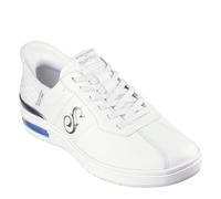 Skechers Manos Libres Slip-ins X Snoop Dogg-Doggy Air, Zapatillas Hombre, Piel Blanca, 44 EU
