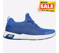 Skechers Marsing Waiola Mujer Memoria Espuma Trabajo Senderismo Zapatillas Blue