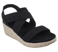 Skechers Martha Stewart Arch Fit Beverlee-Brentwood Sandalia de cuña para mujer, Negro -, 40 EU