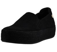 Skechers Martha Stewart Bobs Sesame-by The Bay, Mocasín Mujer, Negro, 38.5 EU