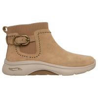 Skechers Martha Stewart: GO WALK Arch Fit 2.0 Bota en Castaña, talla 37.5, Vegan