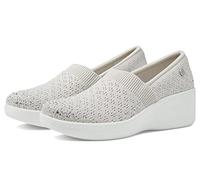 Skechers Martha Stewart Pier Lite Reflection para Mujer, Gris, Plateado (Light Grey Silver), 40 EU