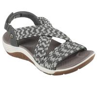 Skechers Martha Stewart Reggae Cup-Coastal Trail - Sandalias planas para mujer, Verde -Oliva, 35.5 EU
