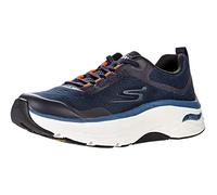 Skechers MAX Cushioning Arch Fit-220196 - Zapatillas para Hombre, Azul Marino/Naranja, 45 EU