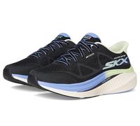Skechers MAX Cushioning Arch Fit Areena Hands Free Slip-ins, Zapatillas Mujer, Negro/Multi, 38.5 EU