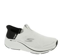 Skechers MAX Cushioning Elite 2.0 Eternal - Zapatillas para Mujer sin Cordones, Blanco/Negro, 39 EU