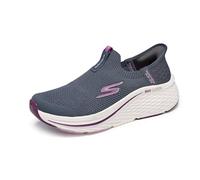 Skechers MAX Cushioning Elite 2.0 Eternal - Zapatillas para Mujer sin Cordones, Carbón, borgoña, 38.5 EU