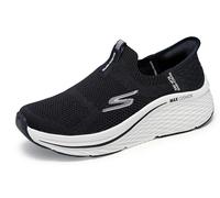 Skechers MAX Cushioning Elite 2.0 Eternal - Zapatillas para Mujer sin Cordones, Negro/Blanco, 36 EU