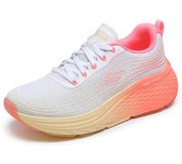 Skechers MAX Cushioning Elite 2.0 Speed Play Zapatillas Deportivas para Mujer, Blanco/Rosa, 36 EU