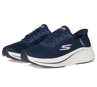 Skechers MAX Cushioning Elite 2.0 Vanish - Tenis sin Cordones para Mujer, Azul Marino/Lavanda, 9 Wide