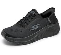 Skechers MAX Cushioning Elite 2.0 Vanish - Tenis sin Cordones para Mujer, Negro -, 38.5 EU