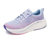Skechers Max Cushioning Elite 2.0, Zapatos Deportivos Mujer, Light Blue Textile/Pink Trim, 38 EU