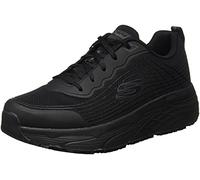 Skechers MAX CUSHIONING ELITE SR RYTAS, Zapatillas para Hombre, Black Textile/Synthetic, 46 EU