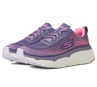 Skechers MAX Cushioning Elite Galaxy Burst, Zapatillas Mujer, Violet/Pink, 38 EU
