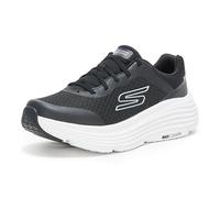 Skechers MAX Cushioning Endeavour Canova, Zapatillas Mujer, Black Synthetic/White Trim, 36 EU