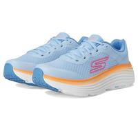 Skechers MAX Cushioning Endeavour Canova, Zapatillas Mujer, Blue Synthetic/Orange Trim, 40 EU