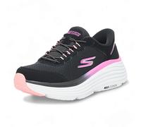 Skechers MAX Cushioning Endeavour Cardova - Tenis sin Cordones para Mujer, Negro/Rosa, 38.5 EU