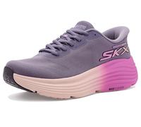 Skechers MAX Cushioning Endeavour Hallandale - Zapatos sin Cordones para Mujer, Borde Textil Morado, 39.5 EU