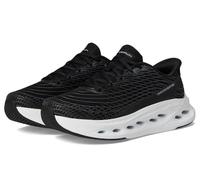 Skechers MAX Cushioning Glide Step Sapphire - Tenis sin Cordones para Mujer, Negro/Blanco, 37 EU