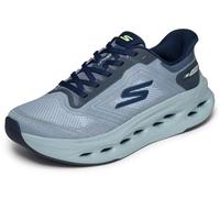 Skechers MAX Cushioning Glide-Step - Tenis para Hombre, Tela Pizarra, Talla 7.5