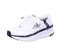 Skechers MAX Cushioning Premier 2.0 Ascendant II - Zapatillas sin Cierre para Hombre, para ponértelas sin Usar Las Manos, Blanco/Negro, 41.5 EU
