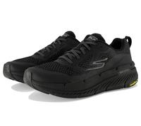 Skechers MAX Cushioning Premier Vantage 2.0, Zapatillas Hombre, Black Textile/Synthetic, 45 EU Ancho