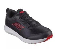 Skechers MAX Fairway 4 - Zapatos de Golf Ligeros sin Clavos para Hombre, Negro/Rojo, 41.5 EU