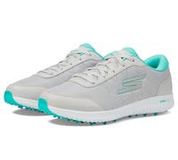 Skechers MAX Fairway 4 - Zapatos de Golf sin Clavos para Mujer, Gris, Turquesa, 36.5 EU