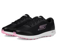 Skechers MAX Fairway 4 - Zapatos de Golf sin Clavos para Mujer, Negro/Rosa, 41 EU