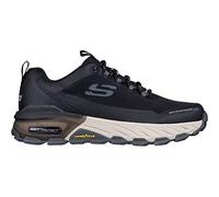 Skechers MAX PROTECT FAST TRACK, Zapatillas para Hombre, Black Synthetic/Mesh/Gray Trim, 41 EU