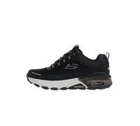 Skechers MAX PROTECT FAST TRACK, Zapatillas para Hombre, Black Synthetic/Mesh/Gray Trim, 42 EU