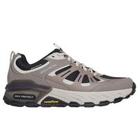 Skechers MAX Protect Sherwood Ridge, Zapatillas Hombre, Taupe Leather/Synthetic/Black Trim, 43 EU