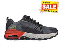 Skechers Max Proteger Hombre Memoria Espuma Diario Informal Zapatillas Gris