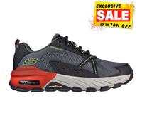 Skechers Max Proteger Hombre Memoria Espuma Diario Informal Zapatillas Gris