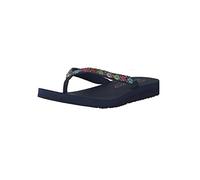 Skechers Meditation-Daisy Delight, Chanclas Mujer, Blue Navy, 38 EU