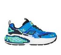 Skechers Mega Craft 4k Jr Scarpe da ginnastica da bambino strappo blue lime