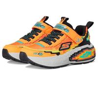 Skechers Mega-Craft 4K - Tenis para niño, Naranja/Negro, 13.5 Little Kid
