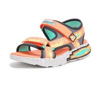 Skechers Mega-splash 4k para niño, Naranja/Negro, 4 Big Kid