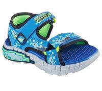Skechers - Mega-Splash 4K, Sandalias planas Bebés varones, Blue/Lime,