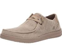 Skechers Melson-Raymon Canvas Slip on, Mocasín Hombre, Gris Topo, 39.5 EU