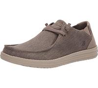 Skechers MELSON RAYMON, Zapatillas para Hombre, Khaki Canvas, 44 EU