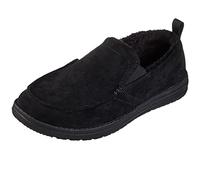 Skechers Melson Willmore - Pantuflas para Hombre, Microfibra Negra, 42.5 EU