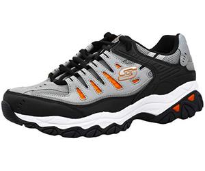 Skechers Men's AFTER BURN M.FIT Memory Foam Lace-Up Sneaker, Charcoal, 15 4E US