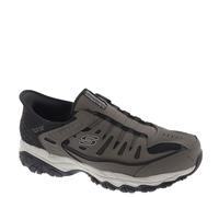 Skechers Men's Afterburn M. Fit Ridgeburn Slip-in Loafer, Brown, 9.5 X-Wide