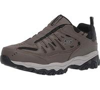 Skechers Men's Afterburn M. Fit Wonted Sneaker, Brown, 10 4E US