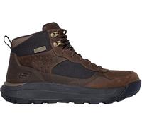 Skechers Cambert Harlan, Botas Cortas al Tobillo Hombre, Cocoa Leather/Mesh, 45 EU