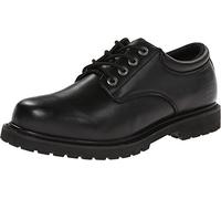 Skechers Men's Cottonwood Elks Work Shoe, Black, Black, 42.5 EU