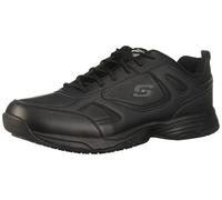 Skechers Men's Dightn Athletic Work Food Service Shoe, Black, 15 Wide