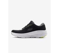 Skechers D'Lux Walker 2.0 Swave, Zapatillas Hombre, Black Engineered Mesh/Synthetic/Lime Trim, 46 EU